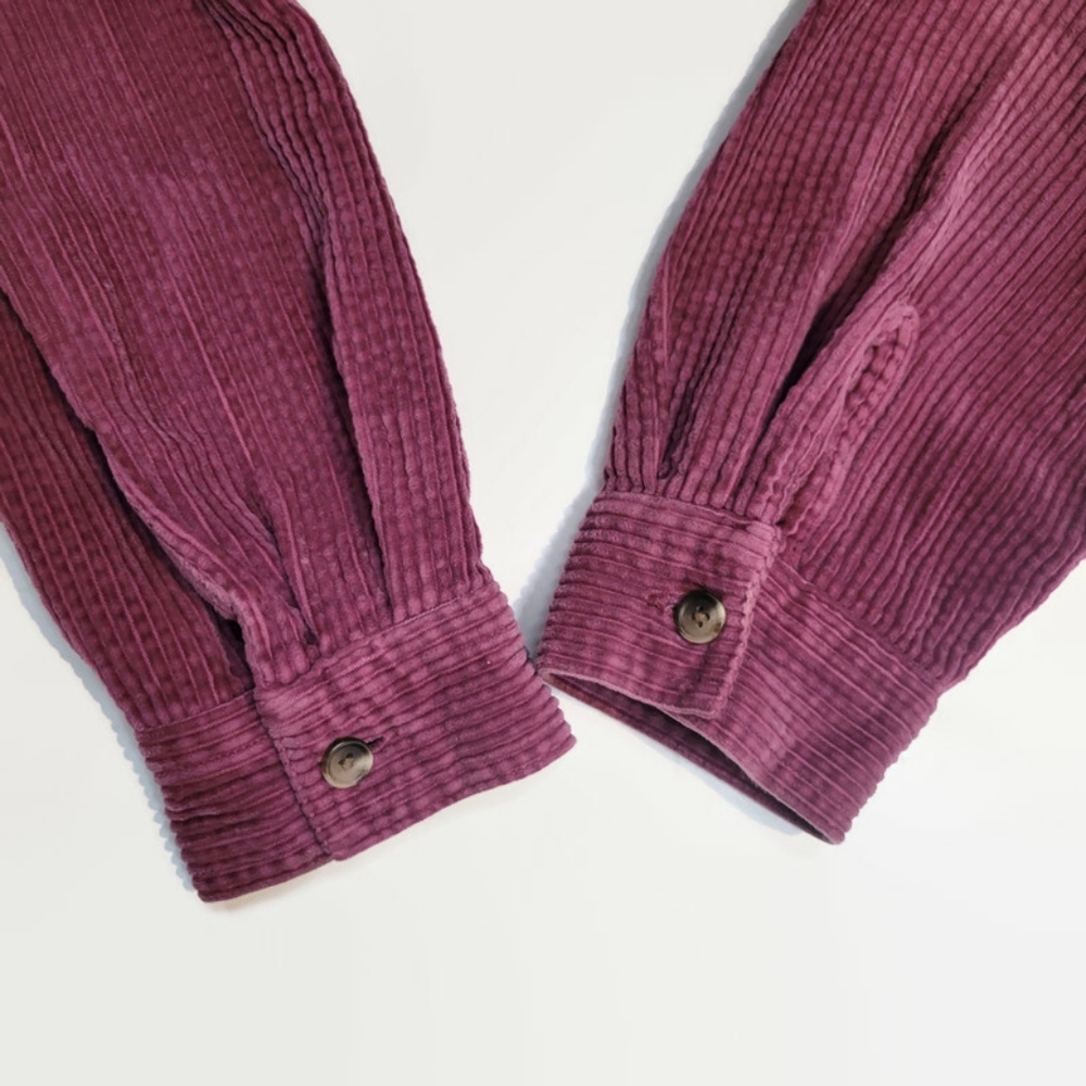 L.L. Bean Purple Corduroy Shacket - Picture 7 of 10